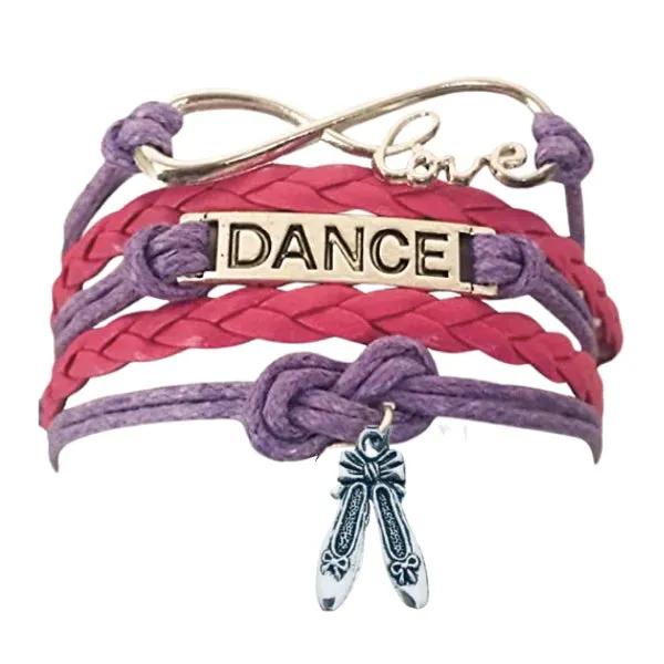 Dance Bracelets-  Pick Colors & Charms