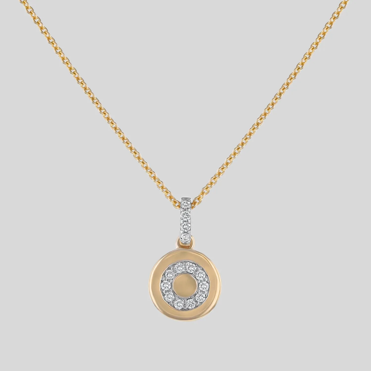 Diamond Initial Pendant Necklace