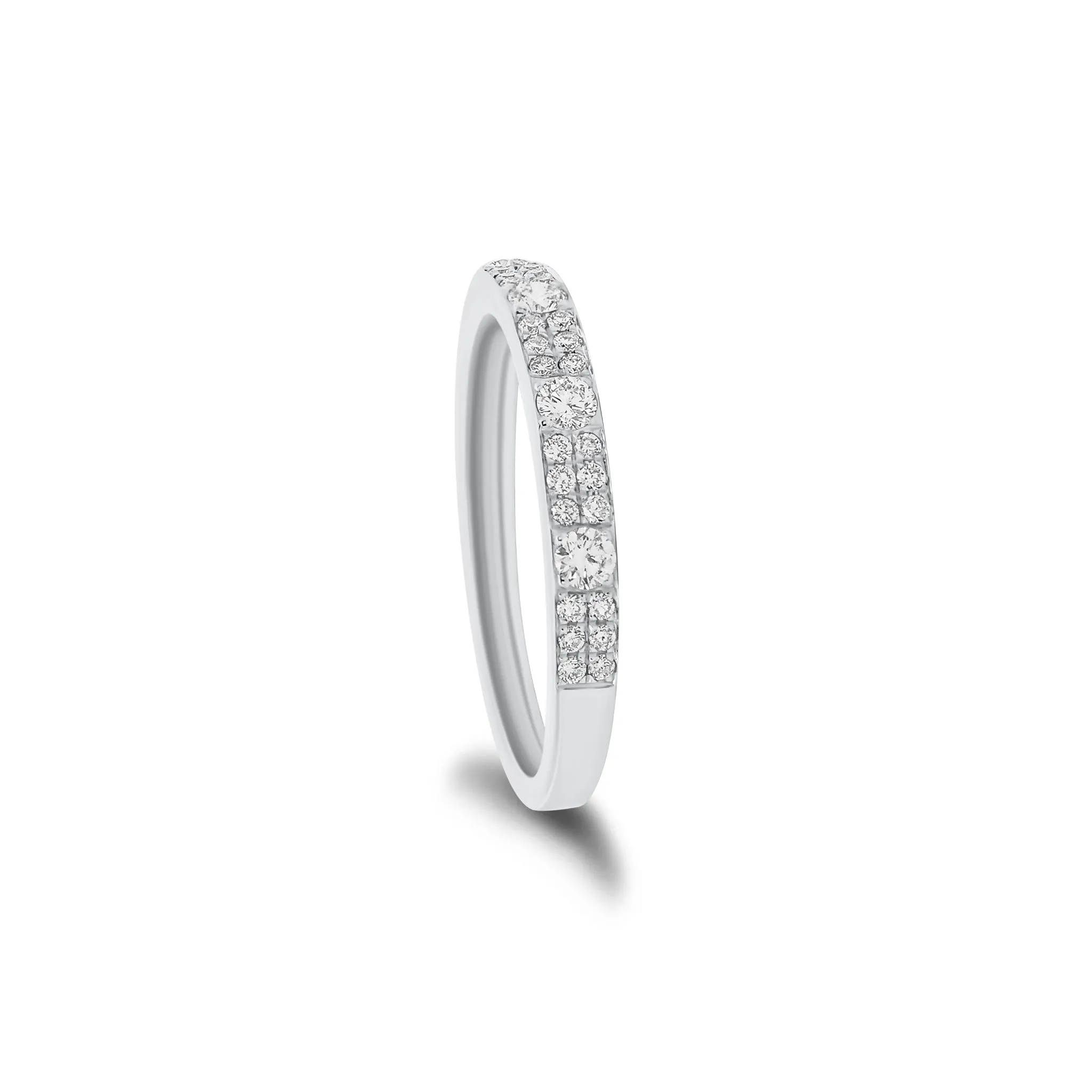 Diamond Pattern Stacking Ring