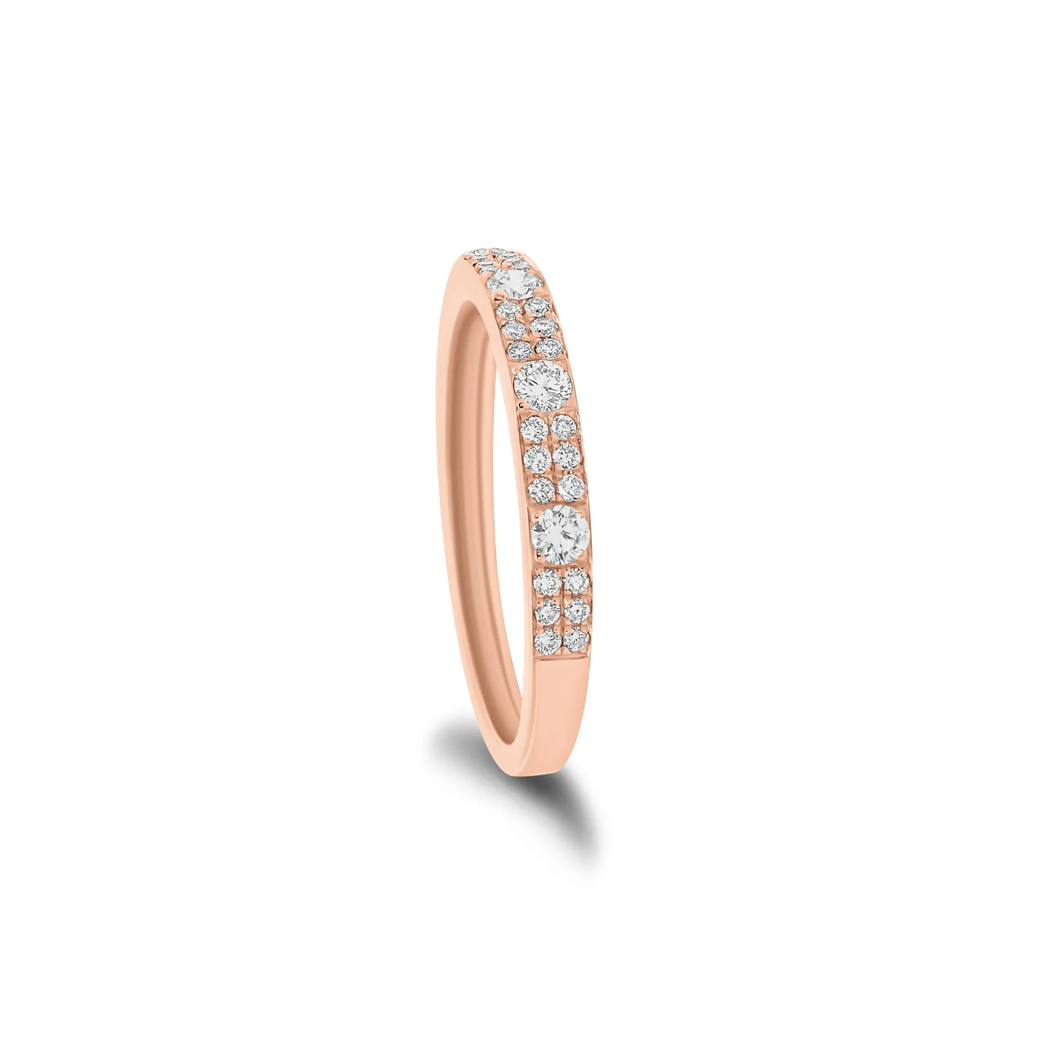 Diamond Pattern Stacking Ring