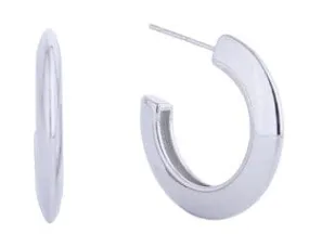 DJE311283 14K Dipped Minimalist Hoop Earrings