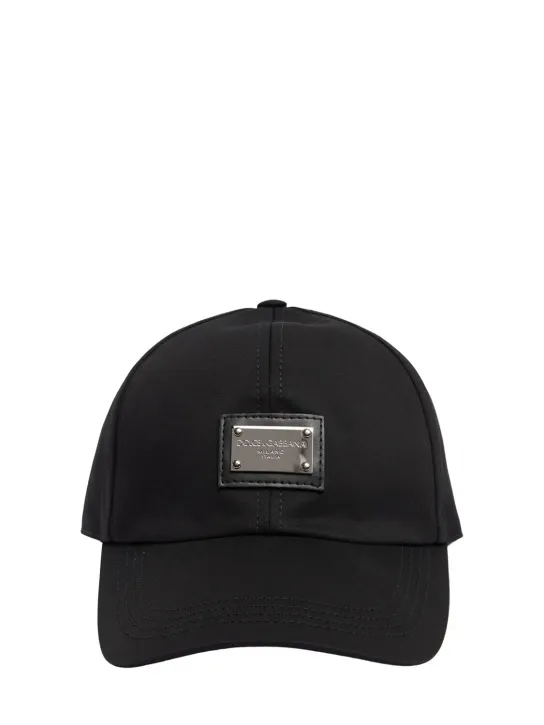 Dolce&amp;Gabbana   Logo plaque baseball hat 