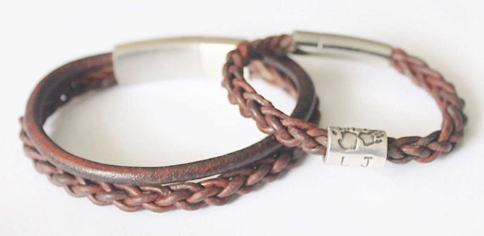 Double Cord Braided Bracelet