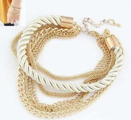 Fashionable Rope Chain Decoration Bracelet