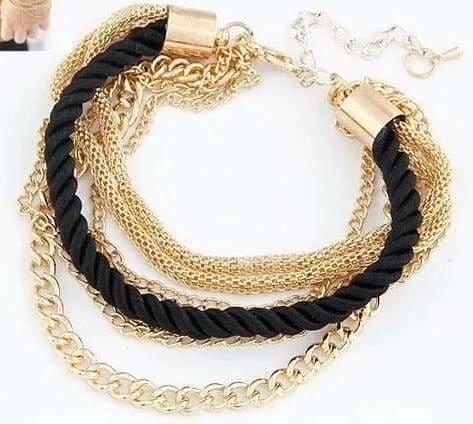 Fashionable Rope Chain Decoration Bracelet