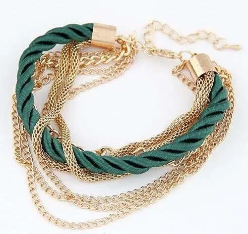 Fashionable Rope Chain Decoration Bracelet