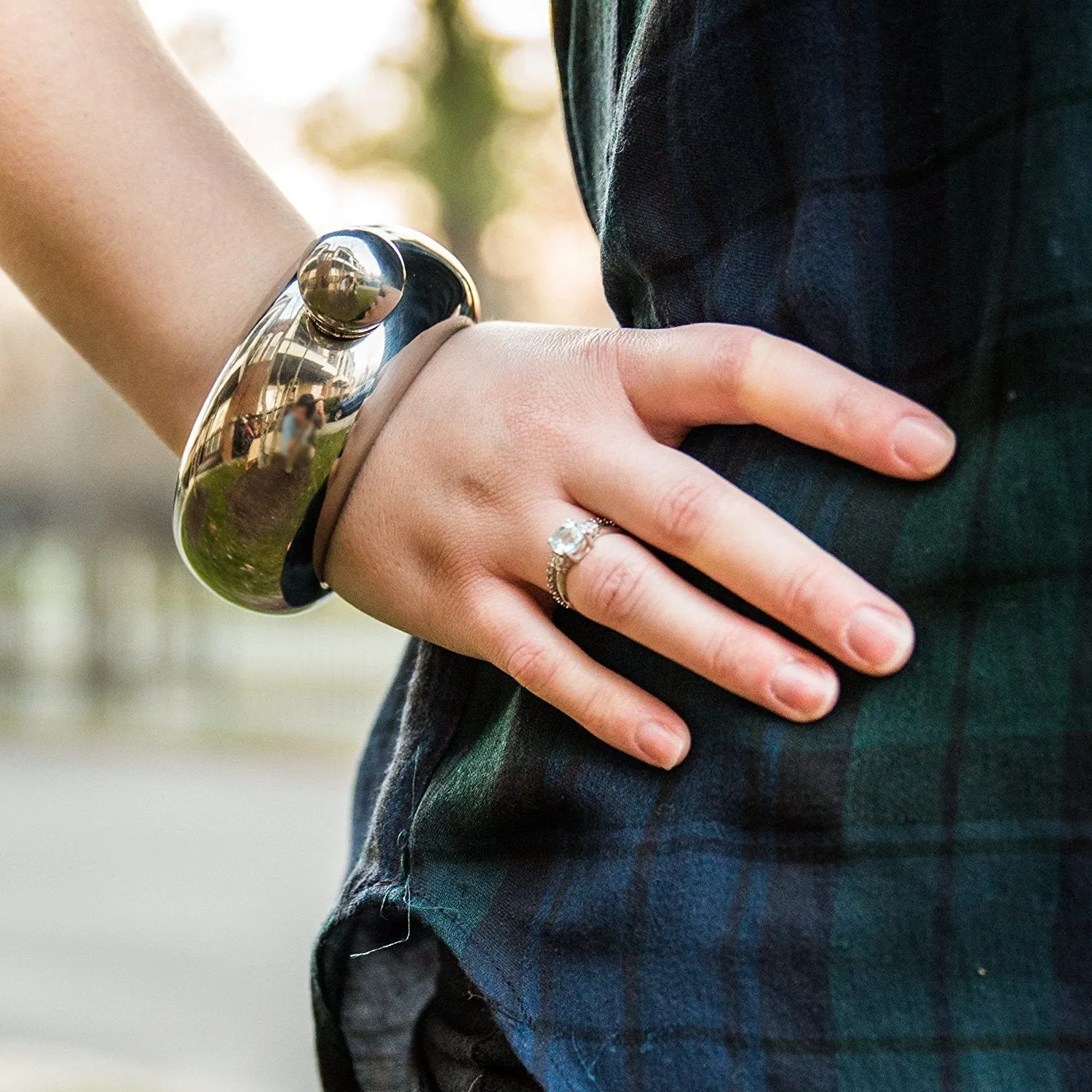 Flask Bangle Bracelet