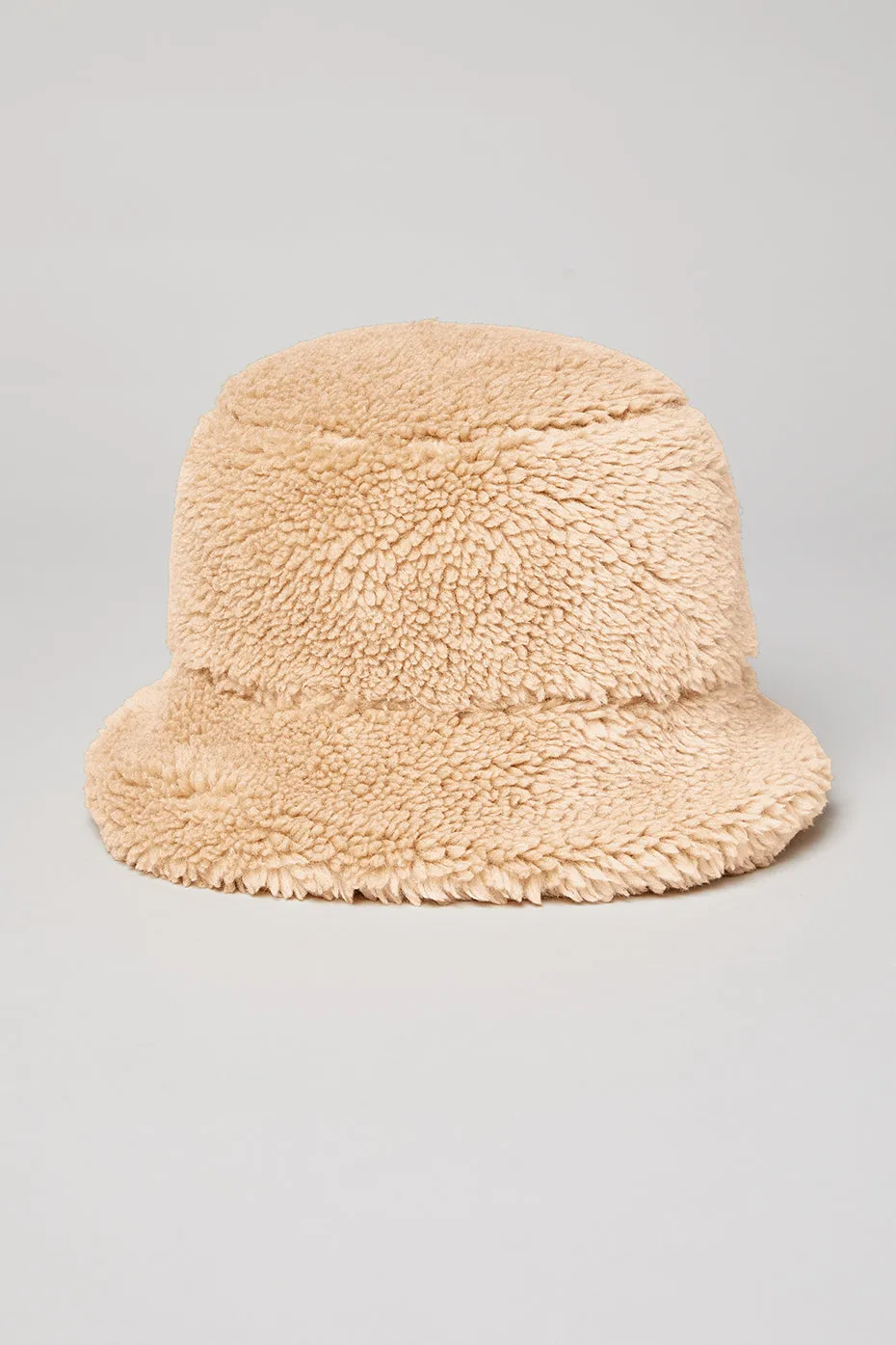 Foxy Sherpa Bucket Hat - Camel