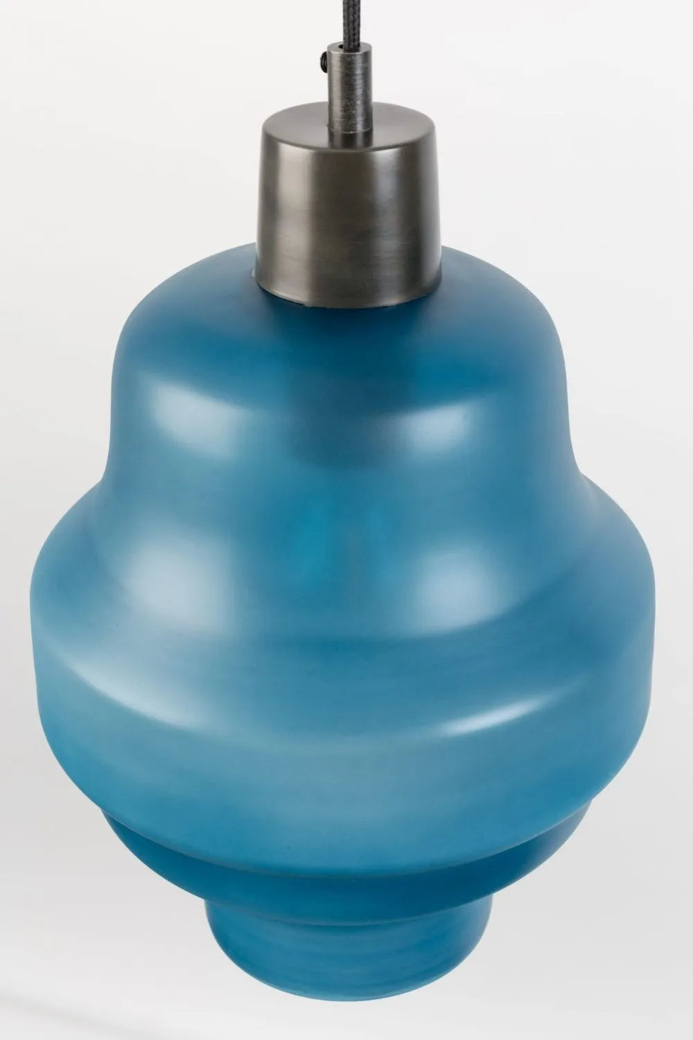 Frosted Blue Glass Pendant Lamp | DF Rose