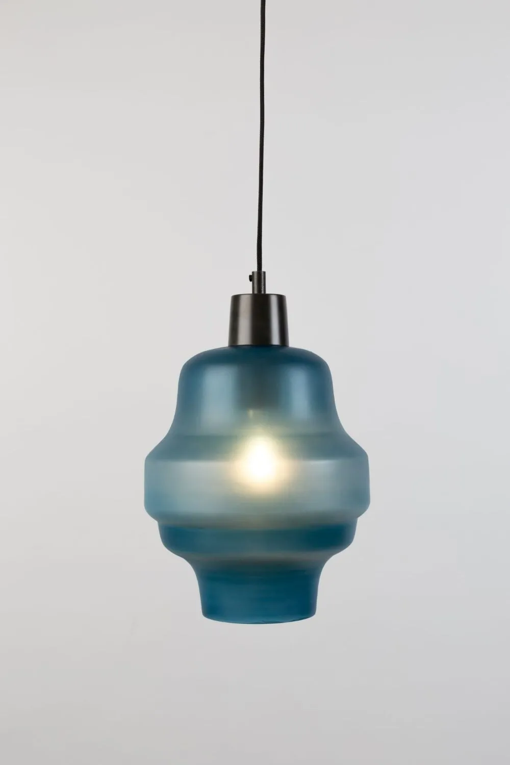 Frosted Blue Glass Pendant Lamp | DF Rose