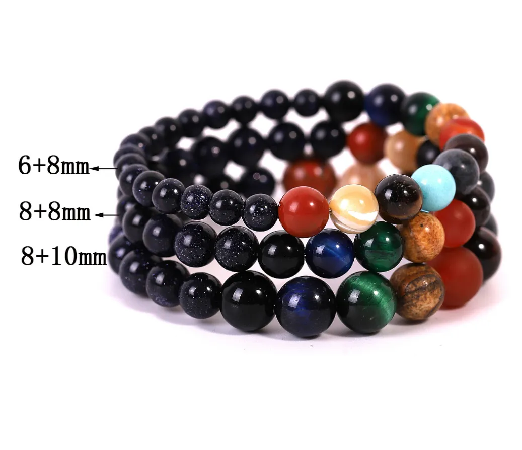 Galaxy Guardian Star Eight Planetary Bracelets