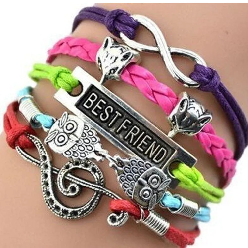 Girls Street Style Bracelets 3 pcs set