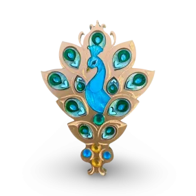 Gold Peacock 🦚- brooch - set of 2