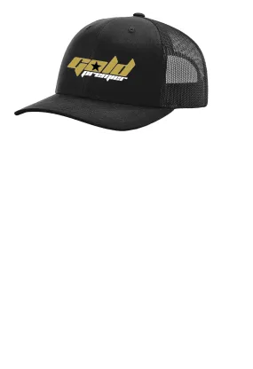 GOLD PREMIER MENS FITTED EMBROIDERED HAT