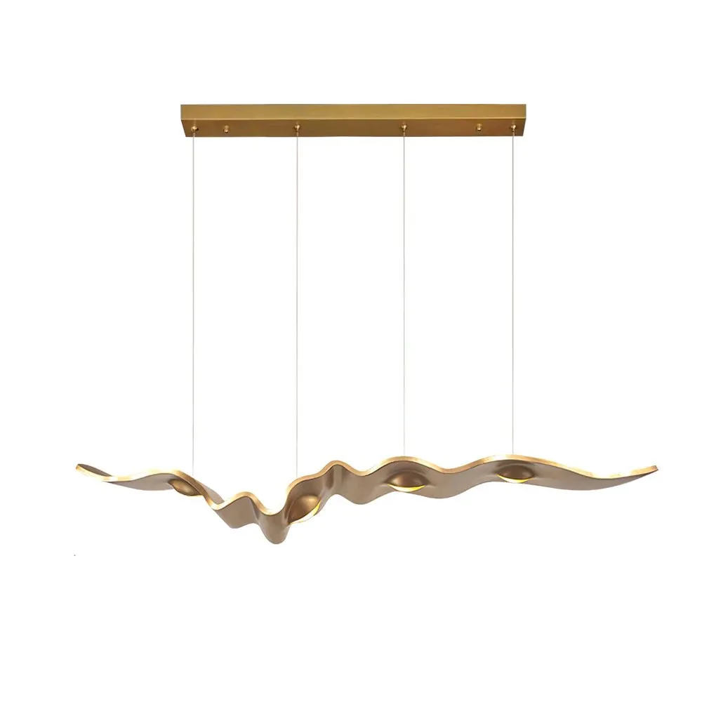 Gold Ribbon Chandelier