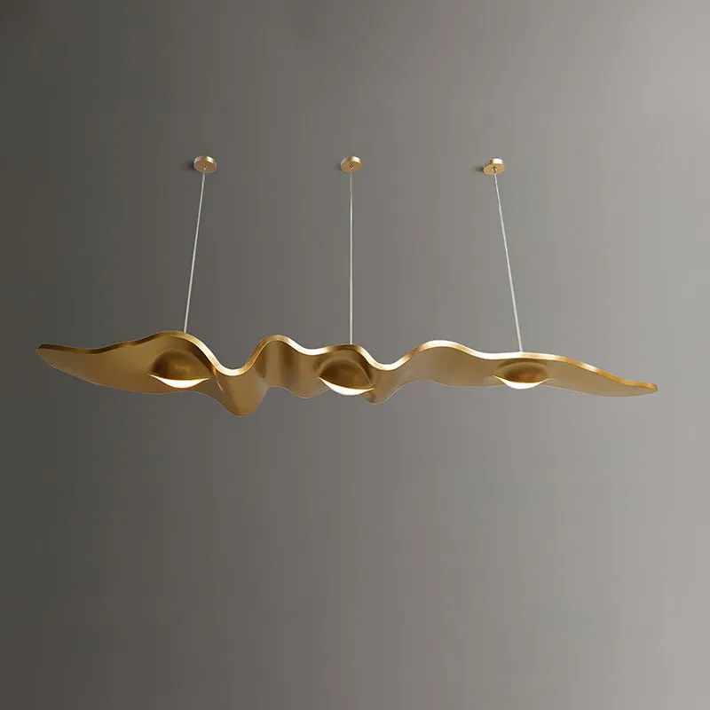 Gold Ribbon Chandelier