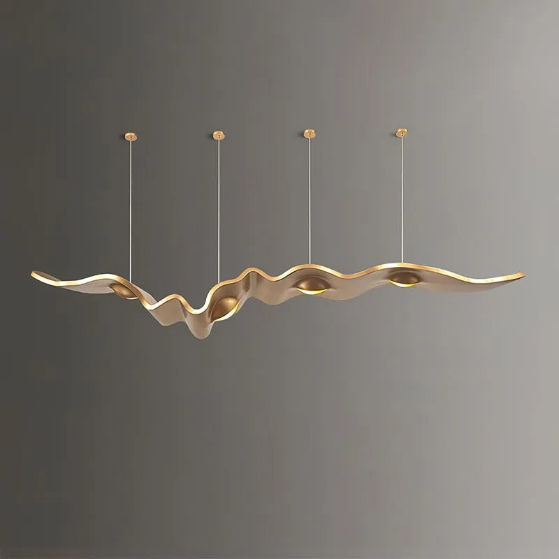 Gold Ribbon Chandelier