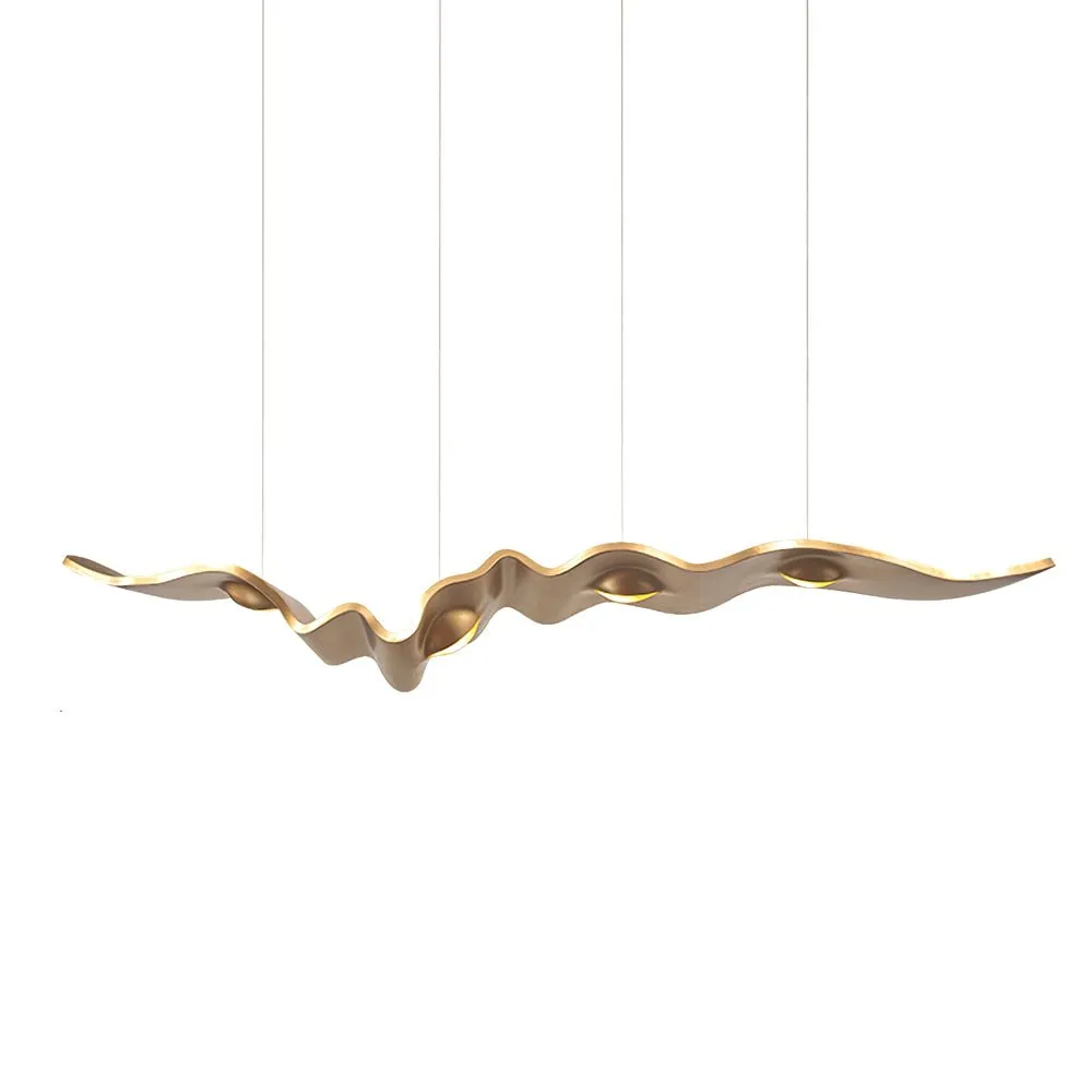 Gold Ribbon Chandelier