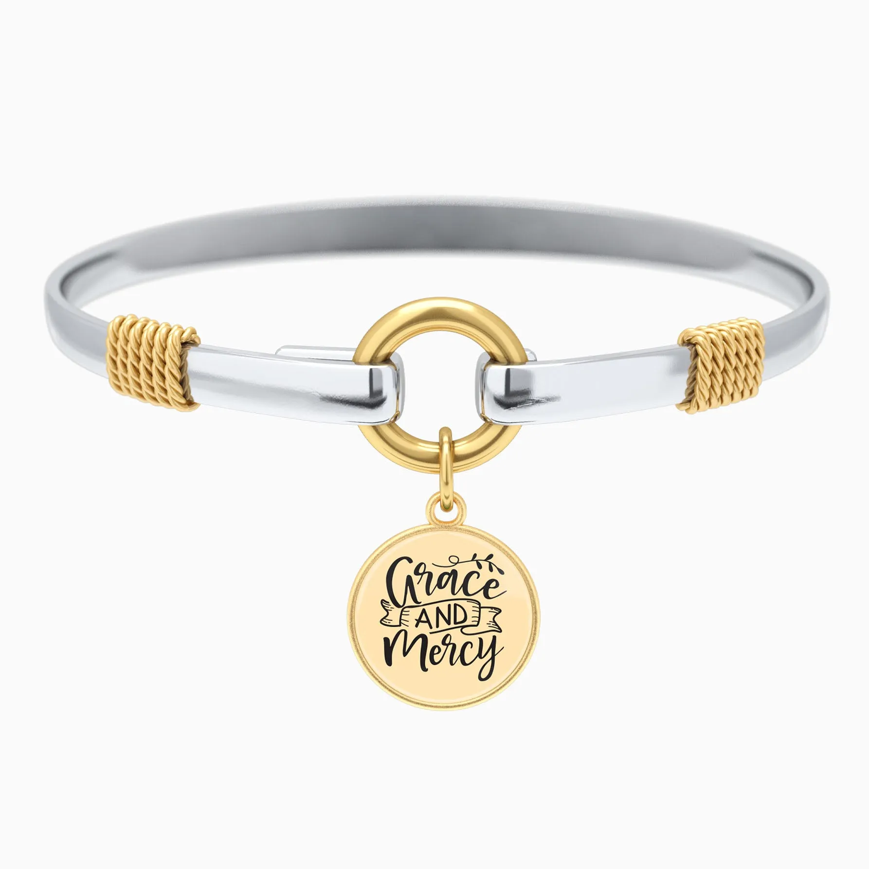 Grace and Mercy - Two-Tone Bracelet