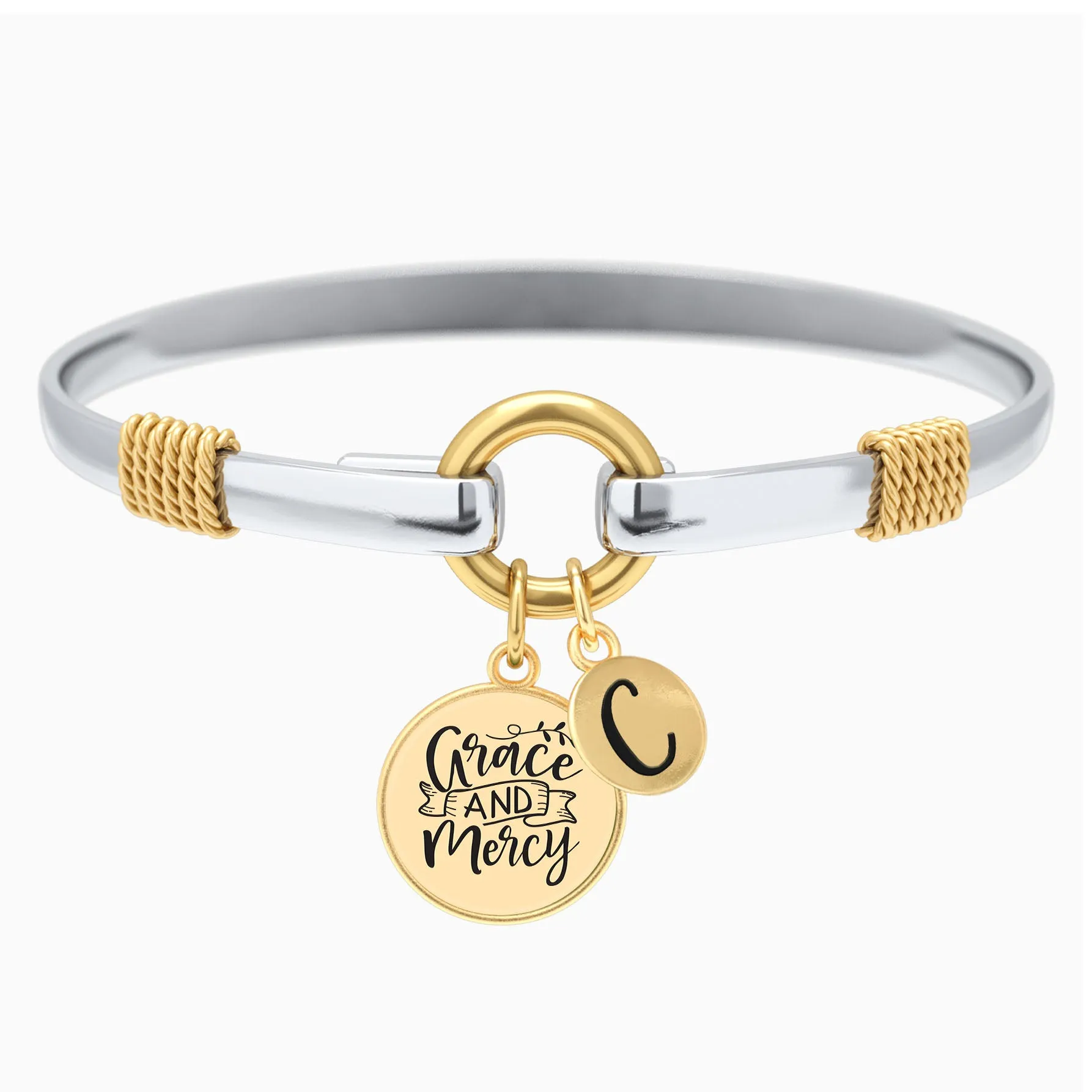 Grace and Mercy - Two-Tone Bracelet