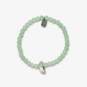 Green Quartz Intention Stretch Bracelet