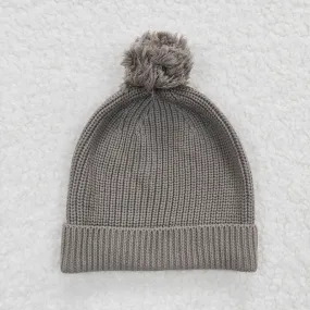 grey coloured woollen hat HA0008