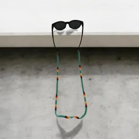 Handmade glasses  chain ( jade)