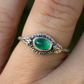 HARMONY Emerald Ring- Sz 6