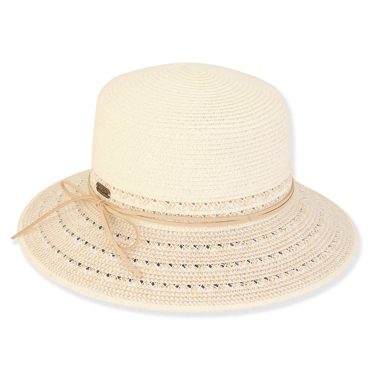 Hat Ivory Morgan Paperbraid Bucket Brim Women's HH3104A