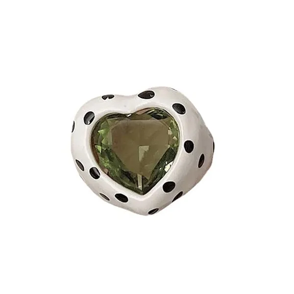 Heart Polka Dot Ring