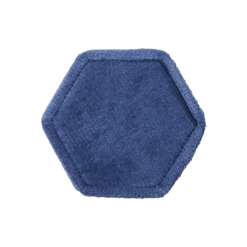 Hexagon Velvet Ring Box