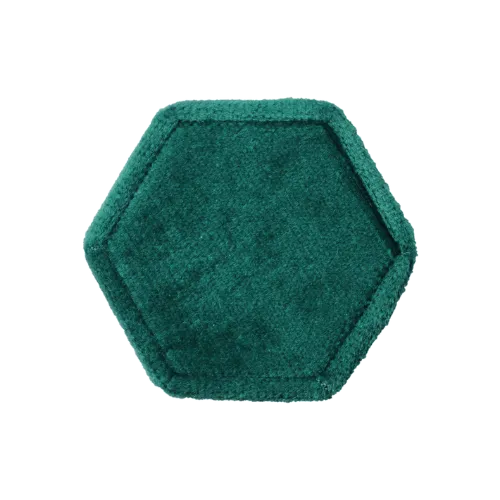 Hexagon Velvet Ring Box