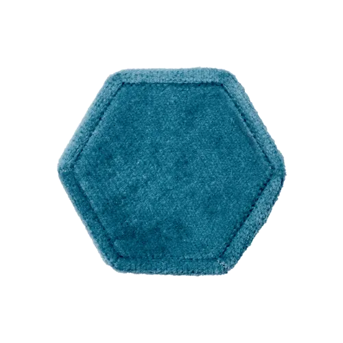 Hexagon Velvet Ring Box