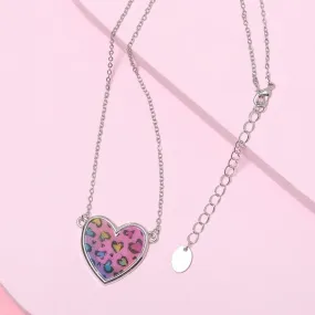 Holographic Heart Pendant