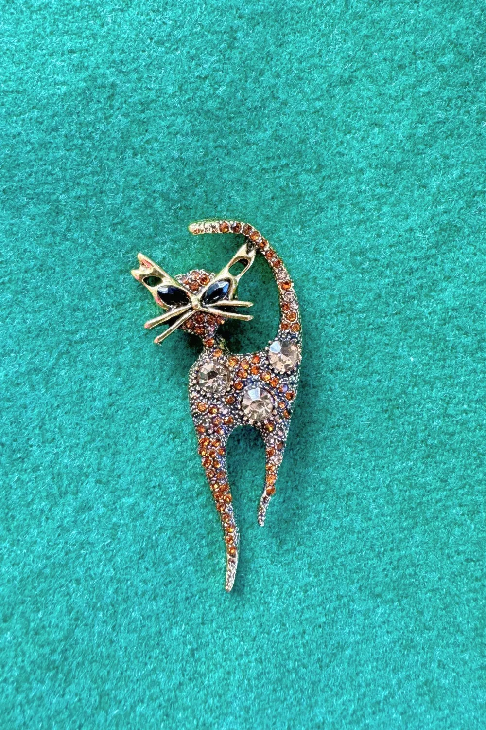 Jazzy Cat Brooch