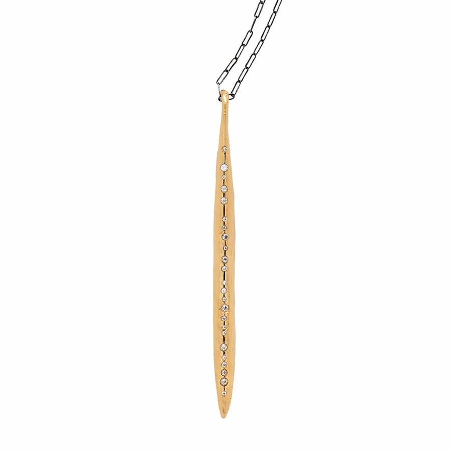 Julie Cohn Bronze Spear Necklace