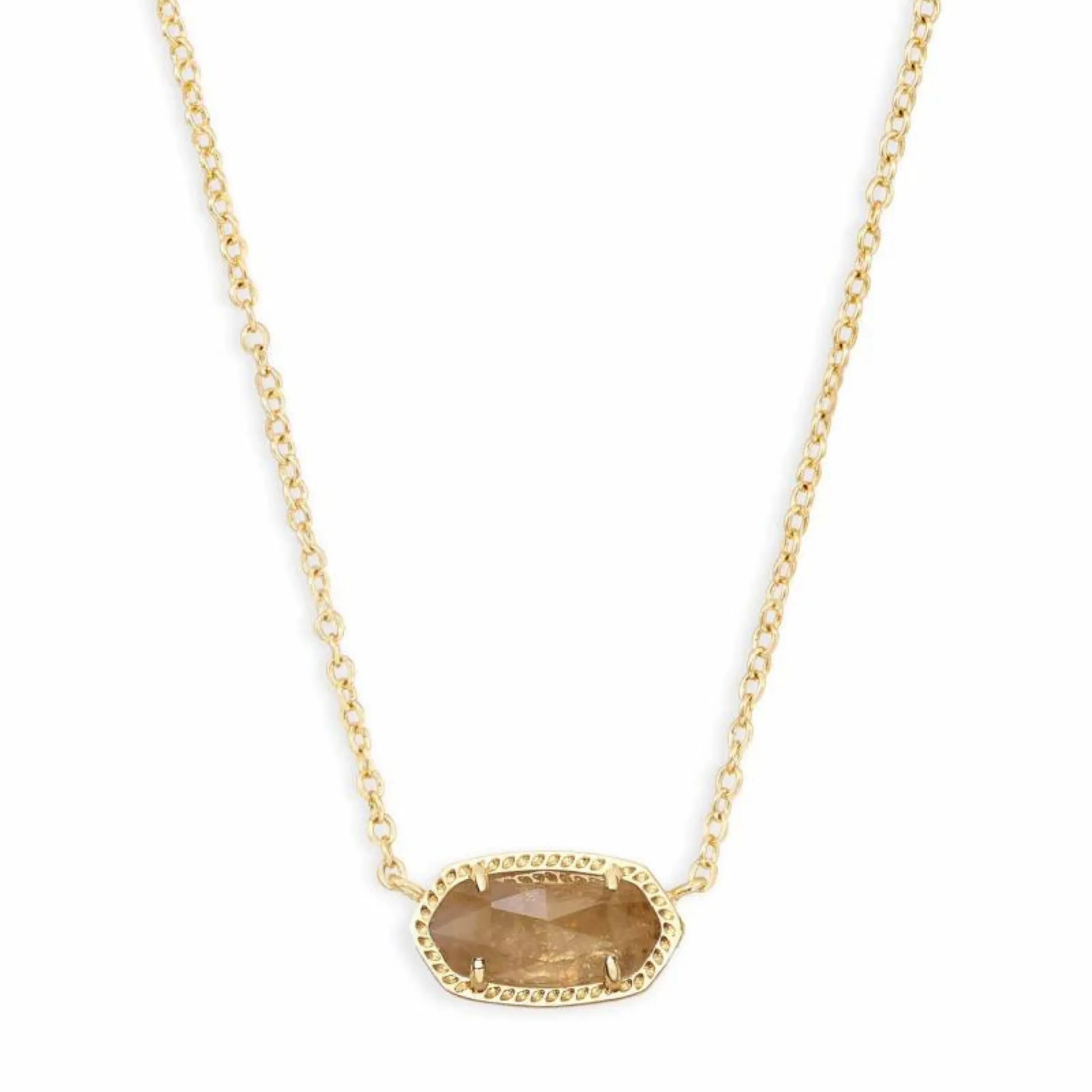 Kendra Scott | Elisa Pendant Necklace in Orange Citrine