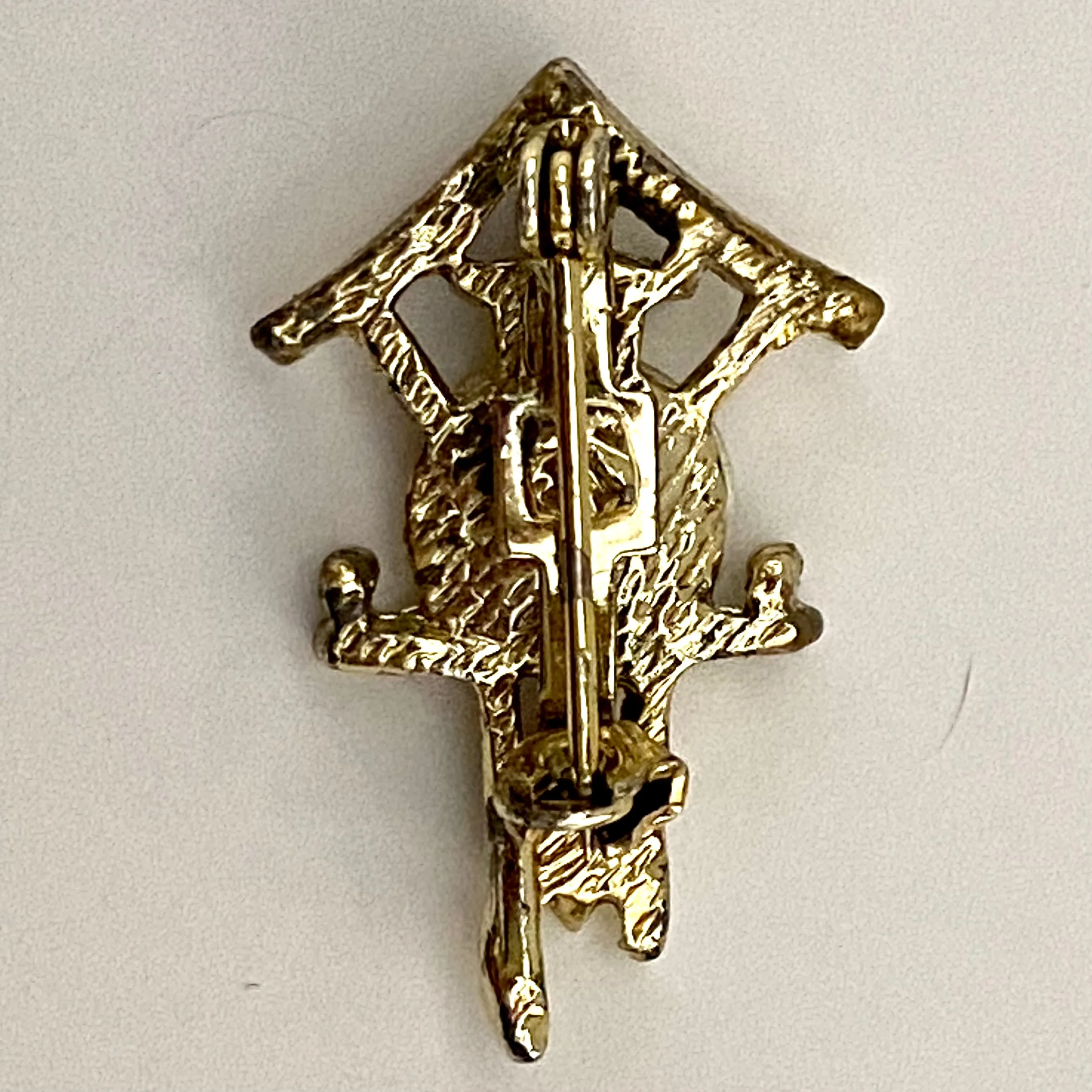 Late 50s/ Early 60s Cuckoo Clock Brooch