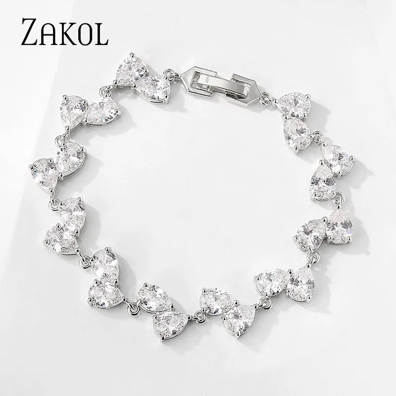 Leaf Charm Link Bracelet