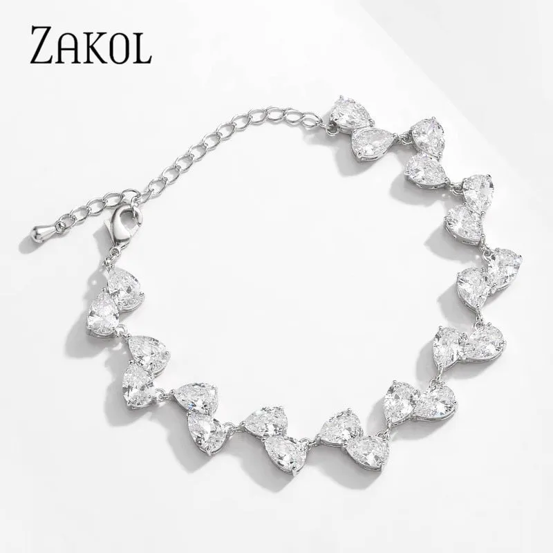 Leaf Charm Link Bracelet