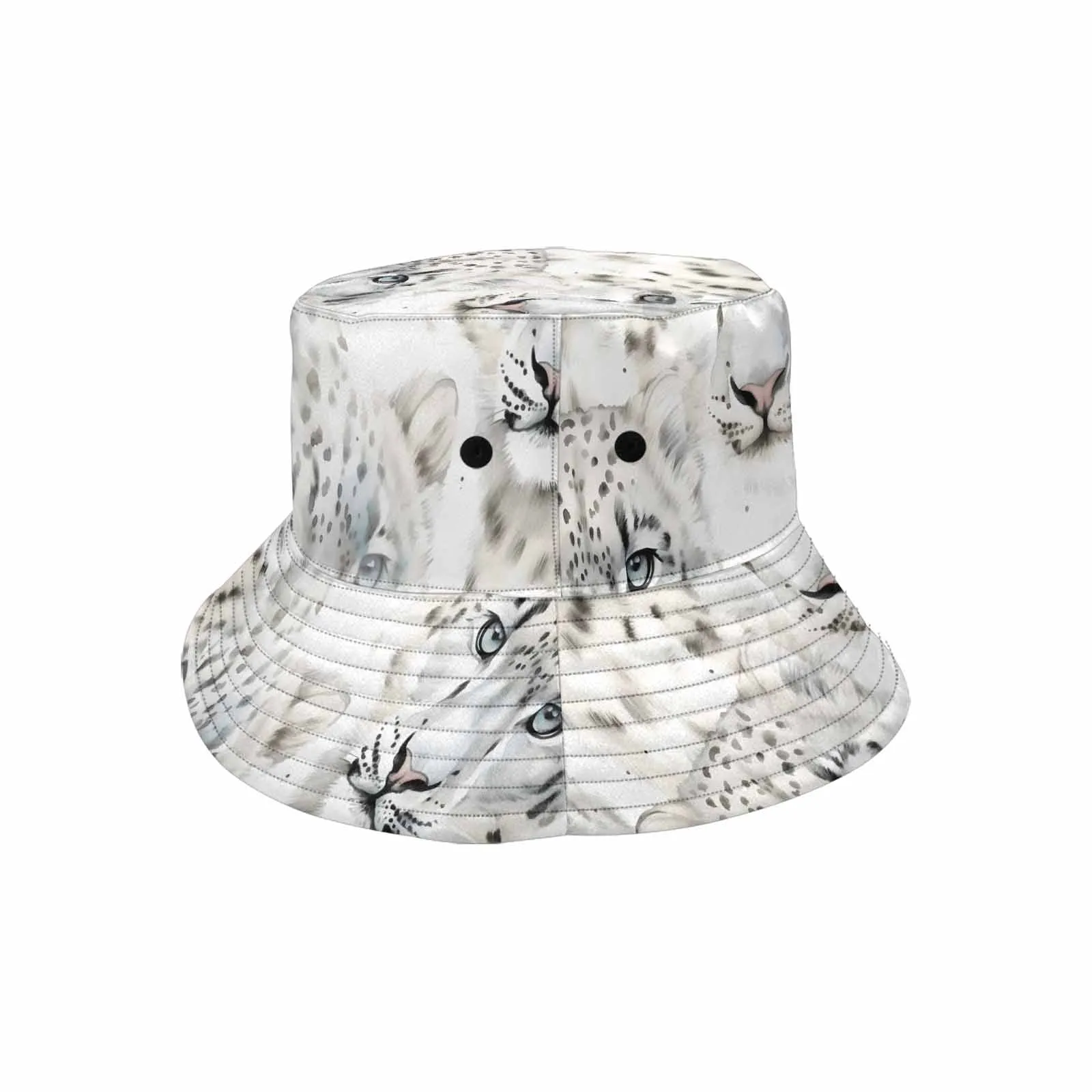 Leopard  Unisex Summer Single-Layer Bucket Hat