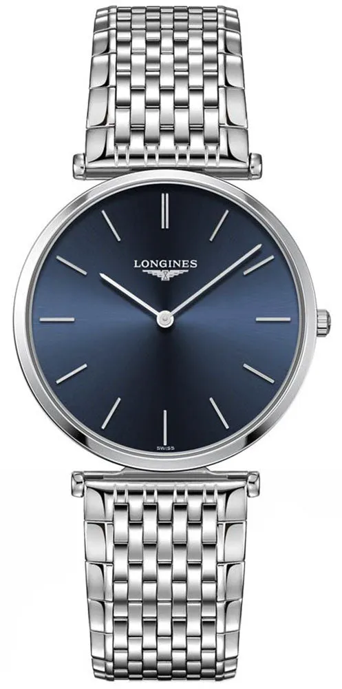 Longines La Grand Classique Stainless Steel Blue Dial Quartz Unisex Watch L4.755.4.95.6