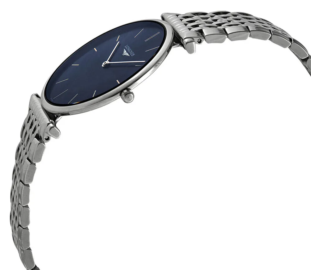 Longines La Grand Classique Stainless Steel Blue Dial Quartz Unisex Watch L4.755.4.95.6