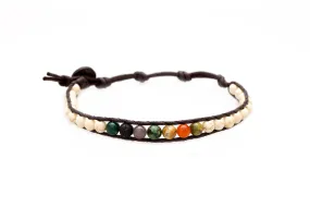 Lotus and Luna Chakra Chief Mens Bracelet