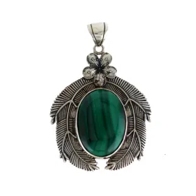 Malachite "Kamayan" Pendant