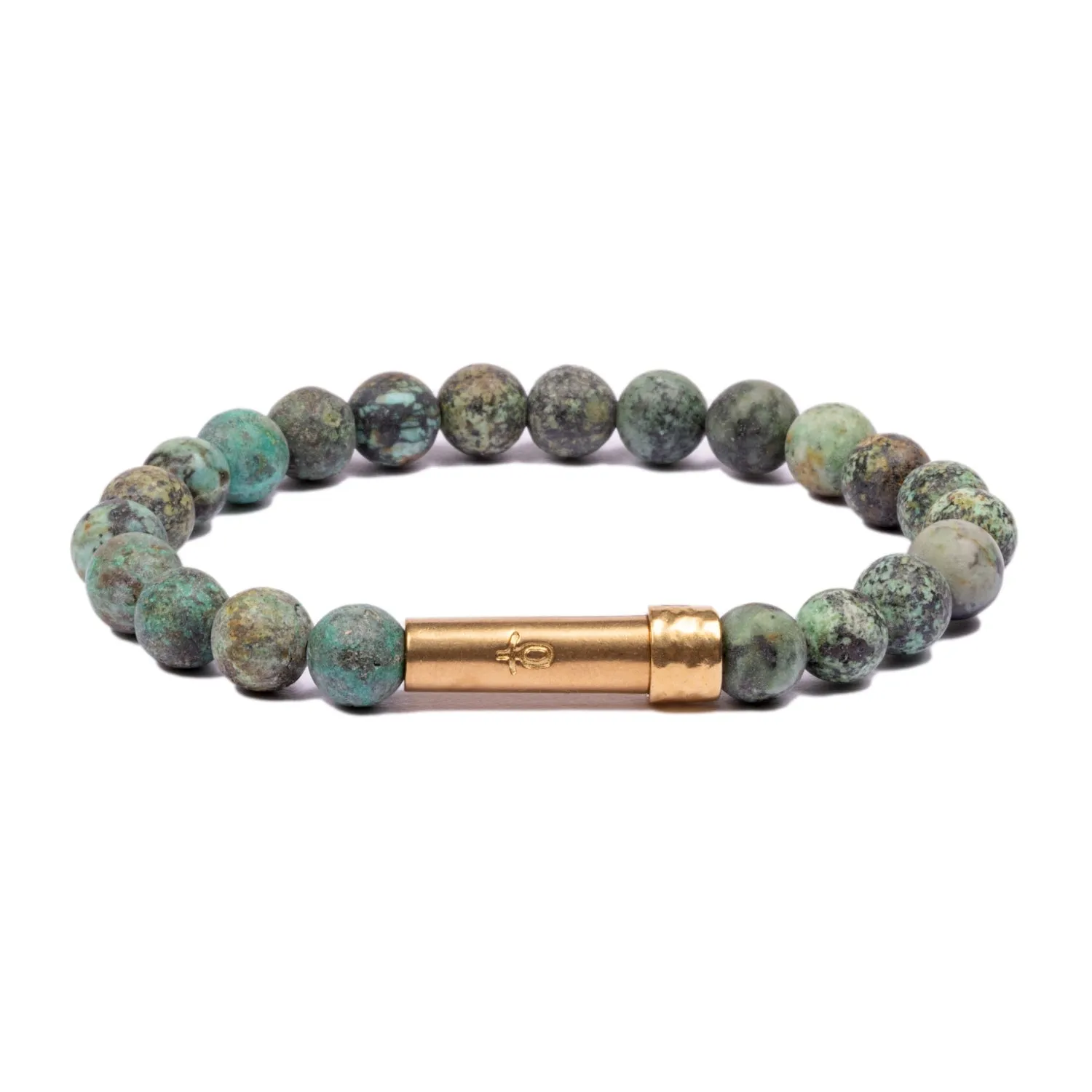 Matte African Turquoise Intention Bracelet