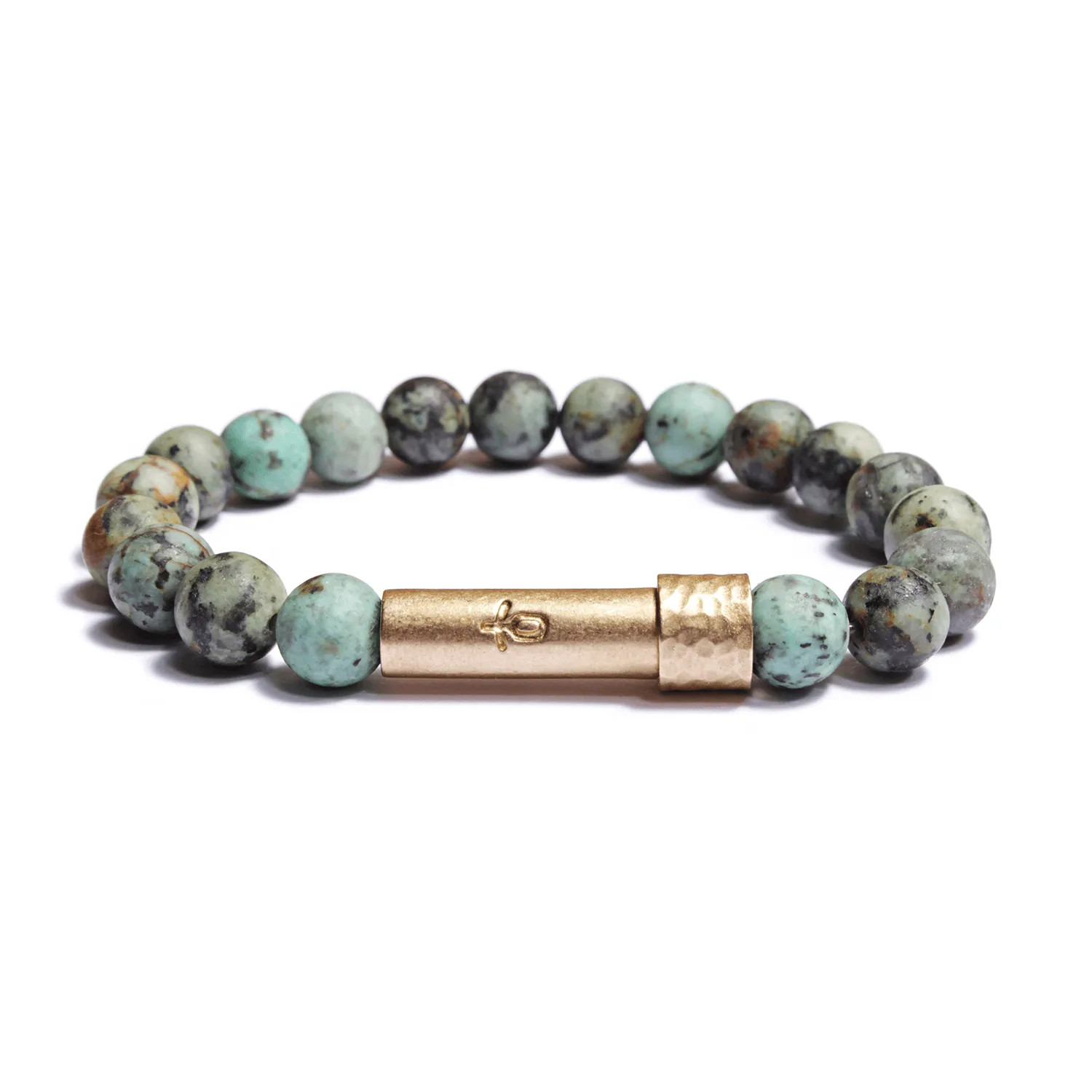 Matte African Turquoise Intention Bracelet