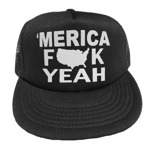 MERICA YEAH TRUCKER HAT