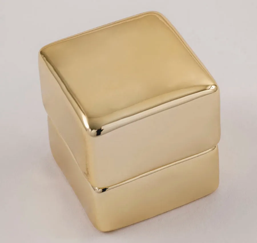 Metallic Engagement Ring Box