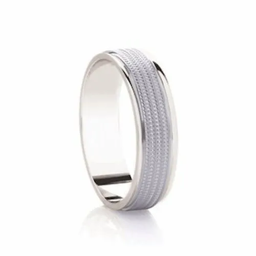 Millgrain Two Tone Band